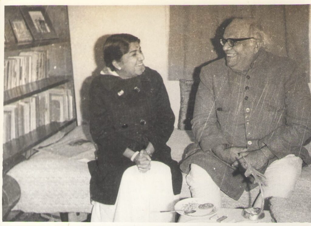 Brahaspati Ji with lata mangeshkar.